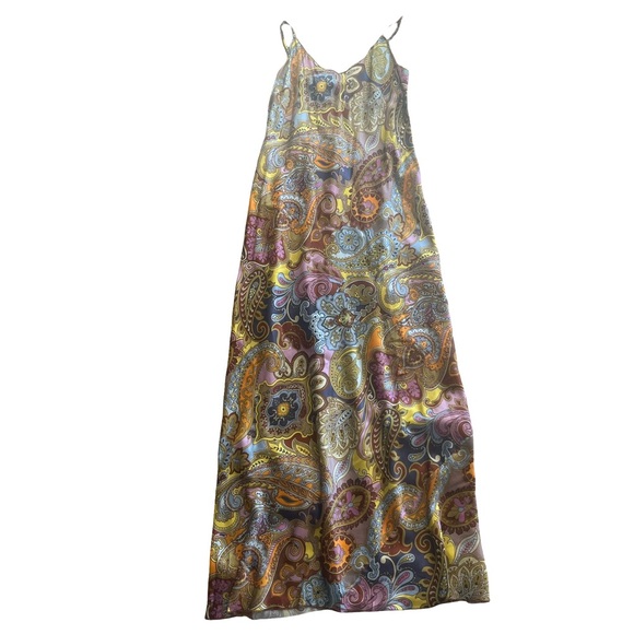 Johnny Was Dresses & Skirts - Johnny Was Sandalwood Silk Maxi Dress